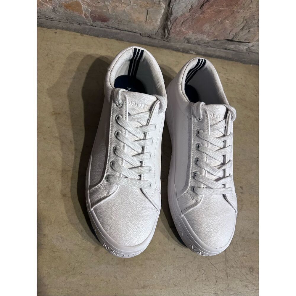 Nautica Aelisa White Fashion Lace Up Sneakers Women's Size 9